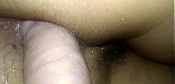  Anal sex with partial creampie